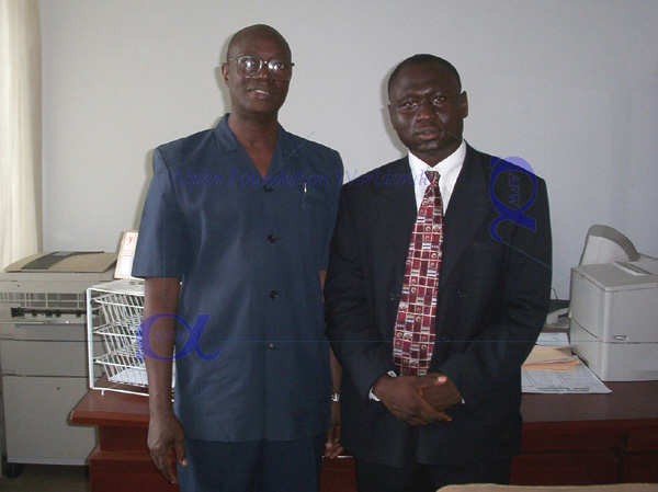 Alpha and Dr. Conteh